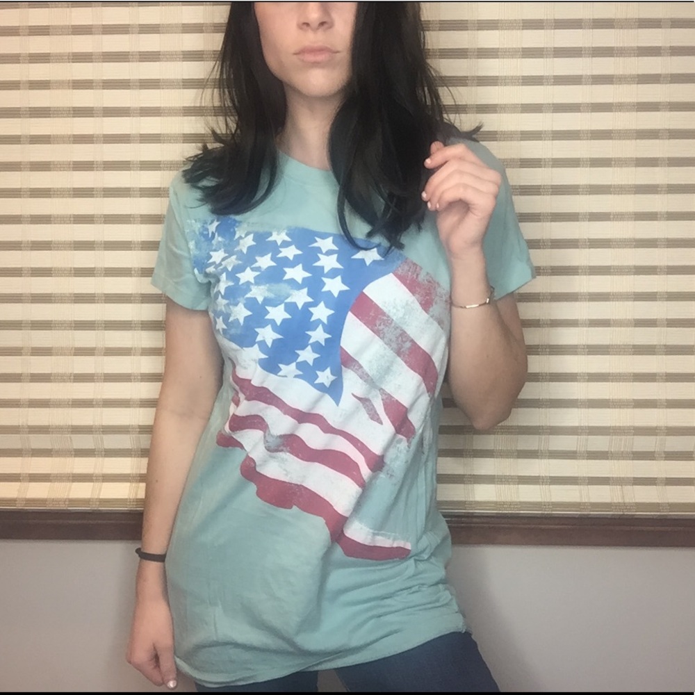Vintage American Flag Tee